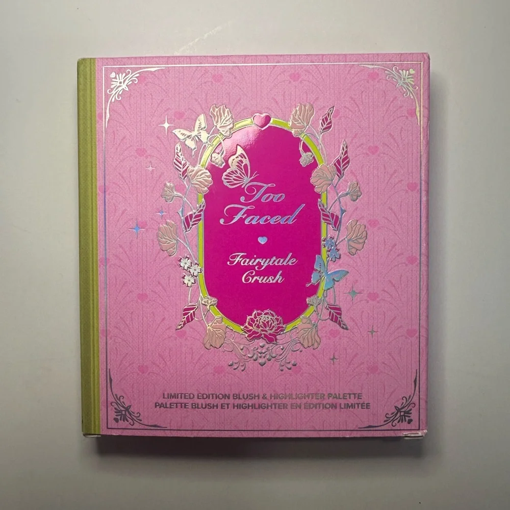 Too Faced New Fairytale Crush Limited Edition Blush and Highlighter Pallet